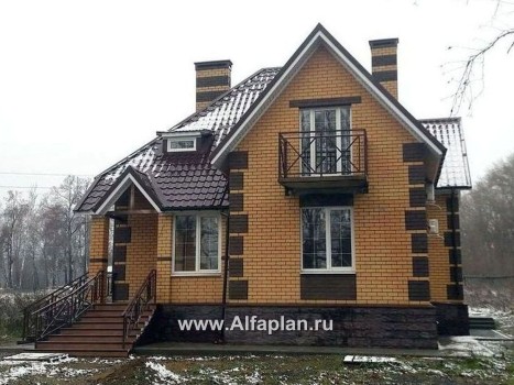 Проекты домов Альфаплан - «Ягерхаус» — загородный дом с пирамидальной кровлей - превью дополнительного изображения №6