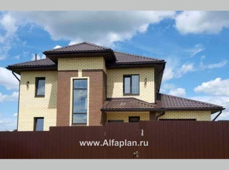 Проекты домов Альфаплан - «Виконт»- двухэтажный дом с гаражом и отличной планировкой - превью дополнительного изображения №6