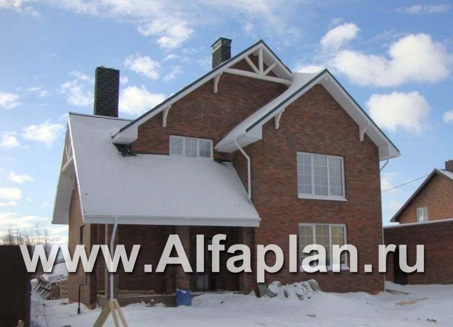 Проекты домов Альфаплан - «Новая пристань» - дом из газобетона для удобной загородной жизни - дополнительное изображение №2