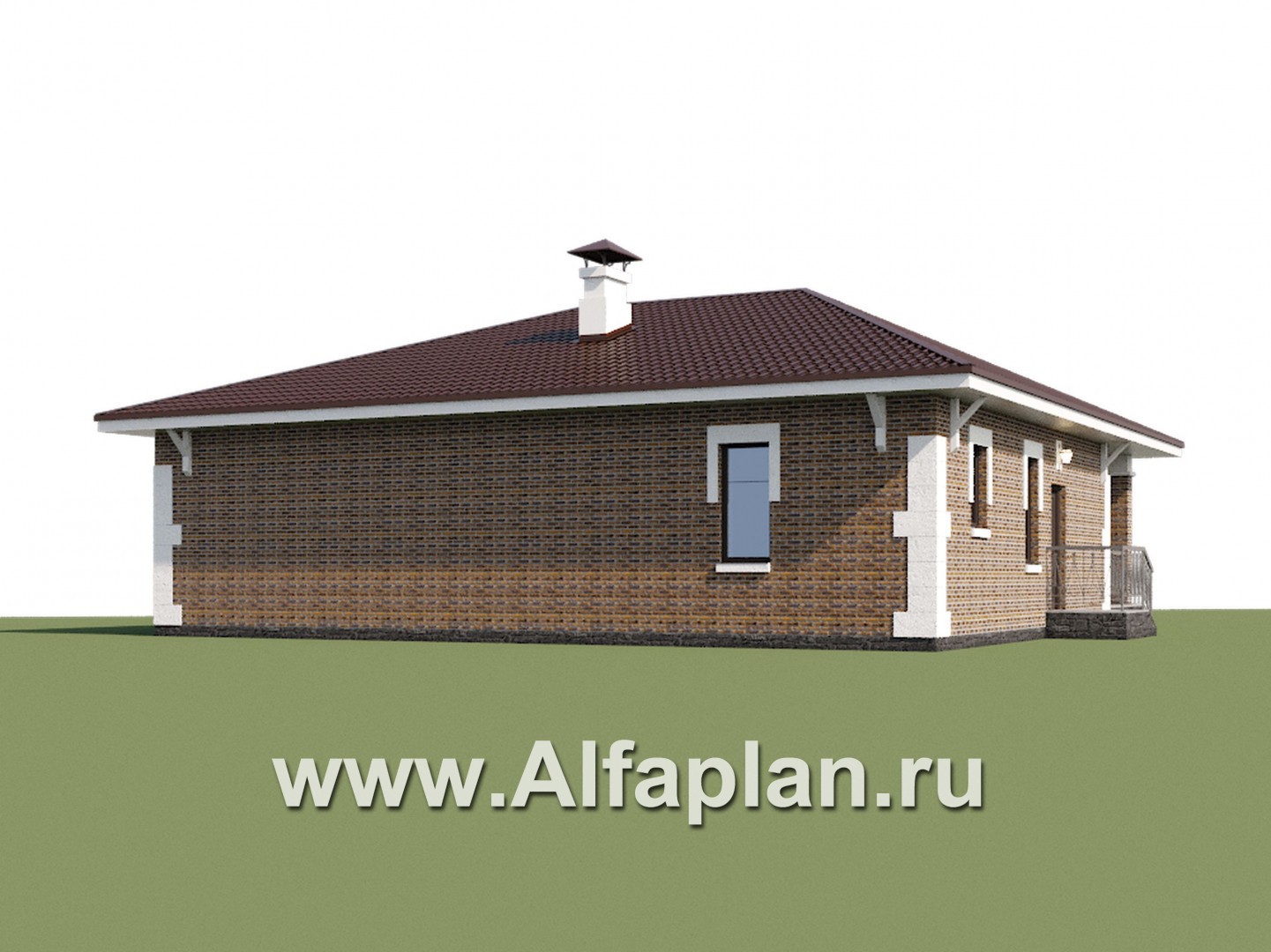 Проекты домов Альфаплан - Дом для отдыха (SPA-комплекс) с бассейном - дополнительное изображение №1